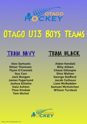 U13 Boys Festival Teams 2023