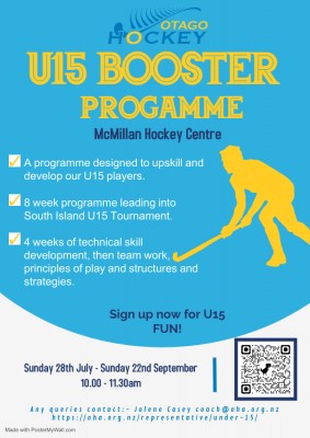 U15 Booster Programme 2024